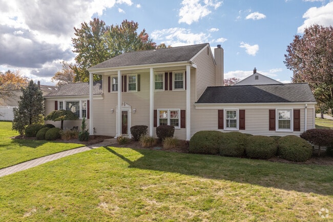 Historic colonials can be found on the streets of Parsippany-Troy Hills.