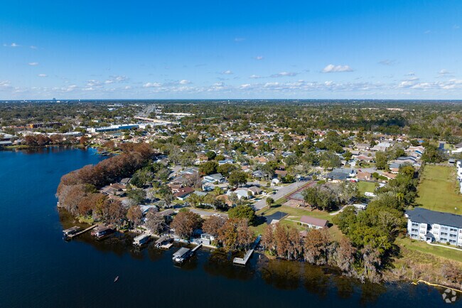 Waterfront homes are found along the many lakes in the Lake Howell neighborhood.