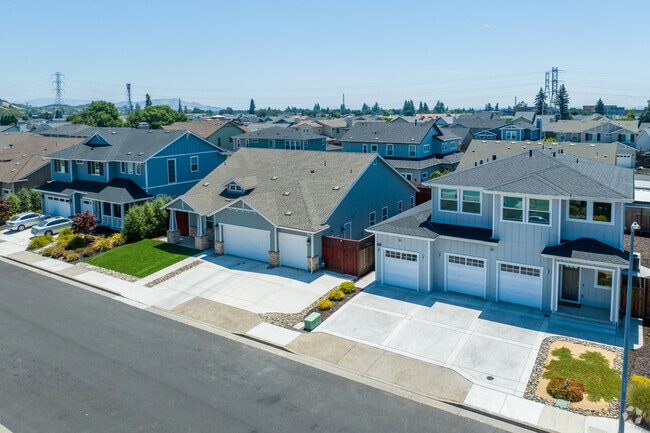 Larkfield-Wikiup was mostly destroyed in 2017, and is now a dense suburban development.