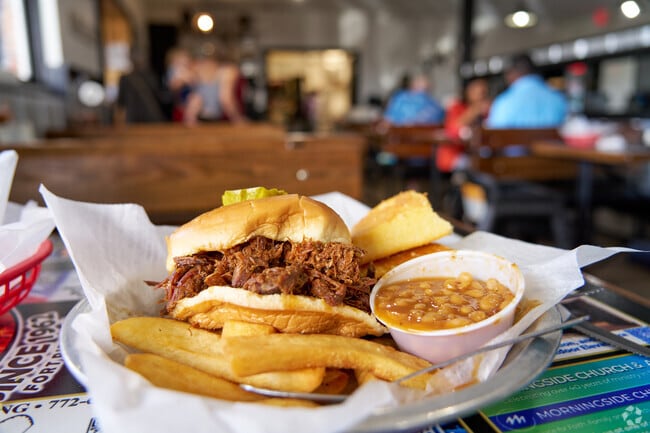Get yourself some amazing pulled pork at Dale's BBQ in White City.