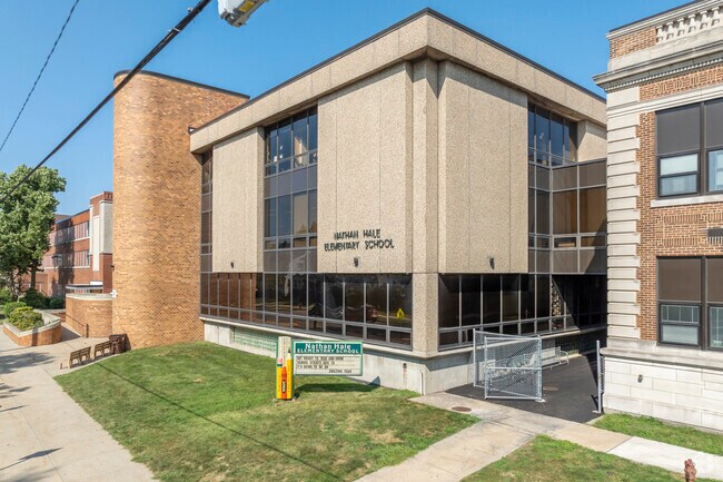 Nathan Hale Elementary School has 391 students.