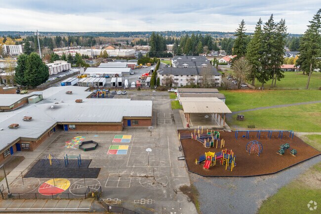 Marshall Elementary School play area.