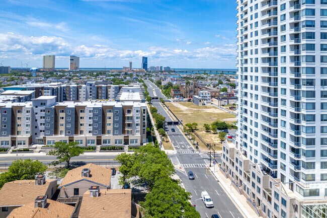 A variety of types of homes are within distance of the beaches and boardwalks for coastal living