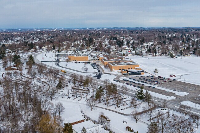 Auburn High School features plenty of parking for staff and students.