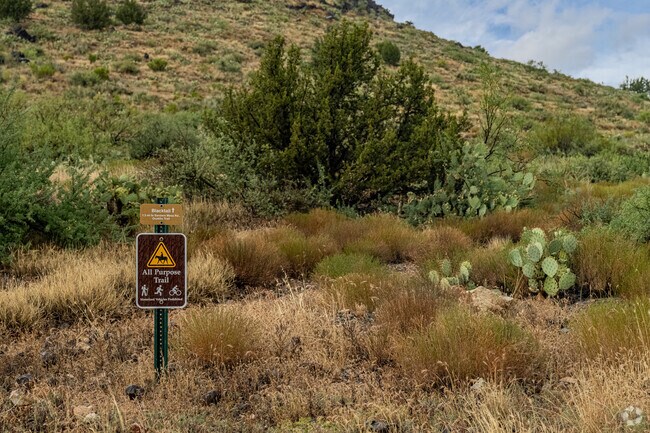 Come to Bagdad during the cooler months to explore miles of hiking and biking trails.