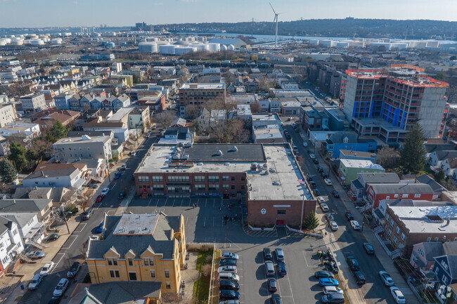 John M. Bailey is a relatively large school taking up a majority of the block that it is on.