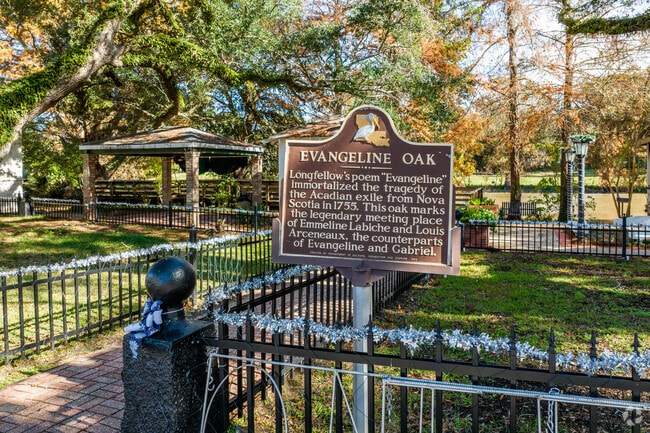 Evangeline Oak Park is a beautiful, shaded area to soak up St Martinville's beauty.