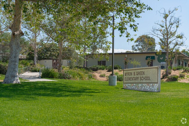 Young ones head to Myron B. Green Elementary School.