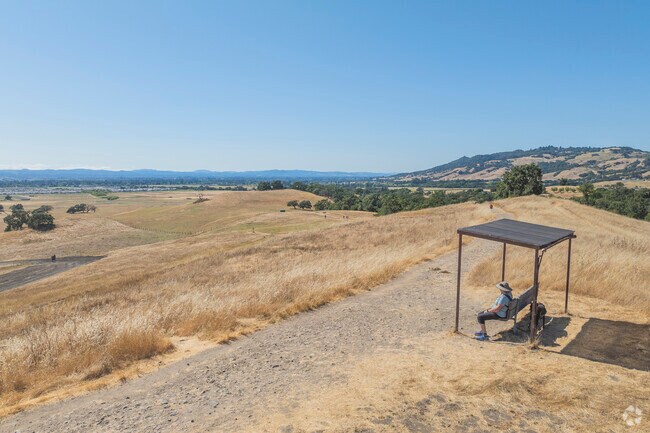 Penngrove residents can hike the hills surrounding town for beautiful views of the North Bay.