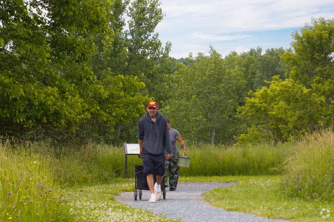 People can catch crawfish while enjoying the Tivoli Lake Preserve.