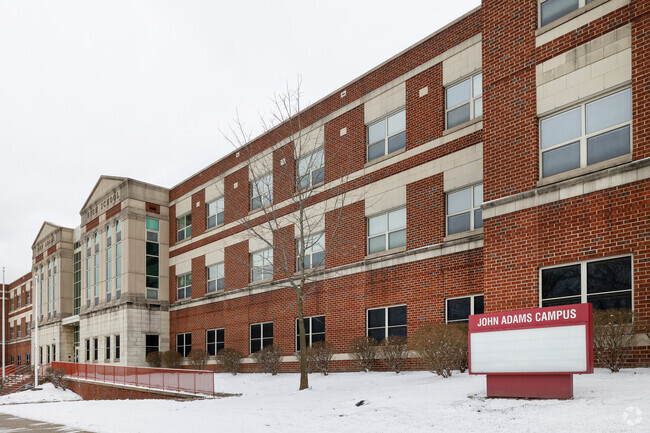 John Adams High School School's name adorns, a beacon for learning and growth.