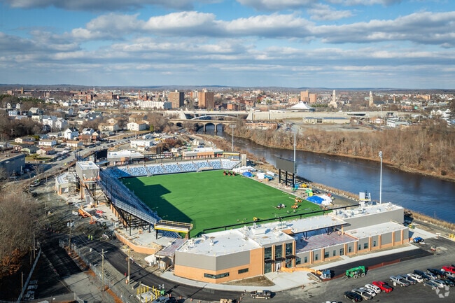 Get ready for soccer excitement at The Stadium at Tidewater Landing in Pawtucket, RI.