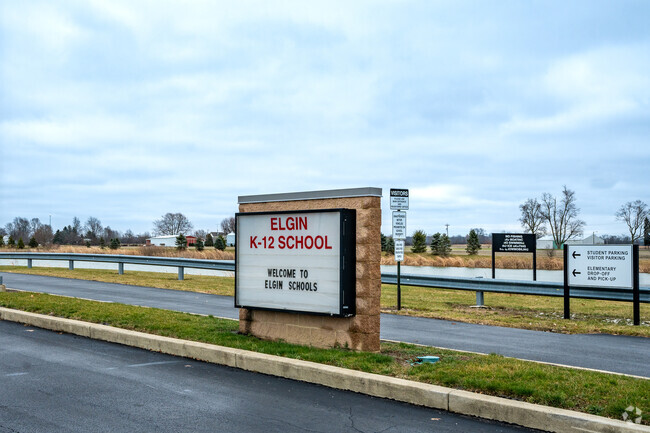 Elgin Middle School is located in Thompson, Marion Ohio.
