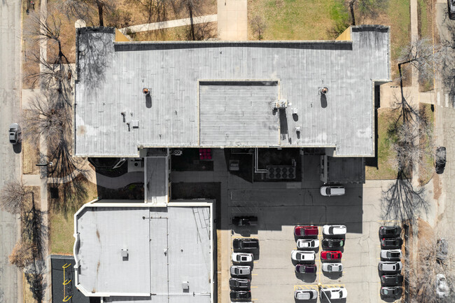 Here is a top down view of Franklin Elementary School.