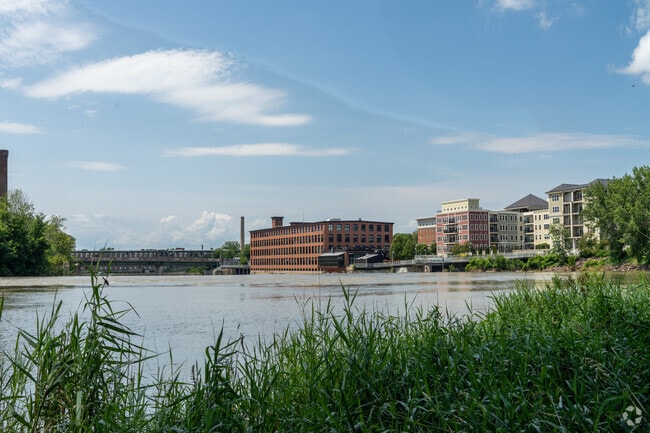 Residents of Downtown Winooski have riverfront views along the Winooski River Walk.