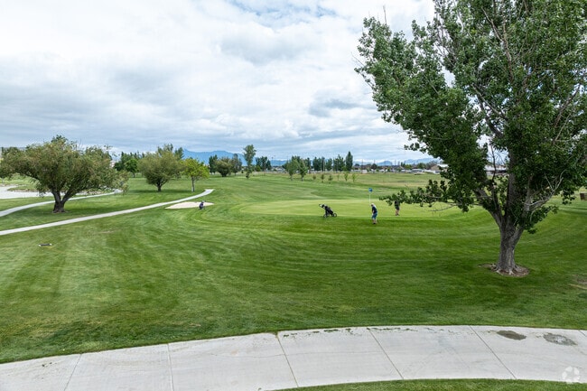 Golfers enjoy a day at Skyway Golf Course located in Tremonton.