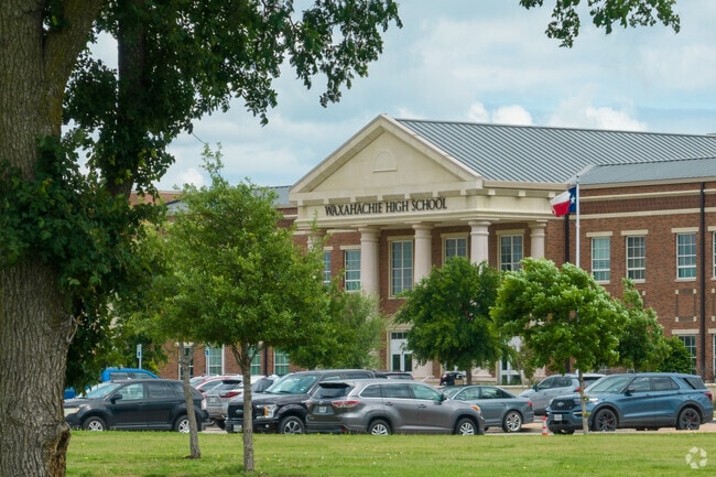 Waxahachie High School features a large campus for students.