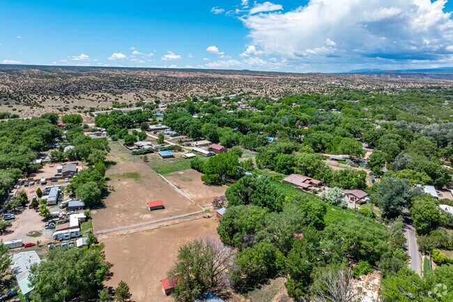 Jacona in the Pojoaque Valley blends village traditions with mountain backdrops.