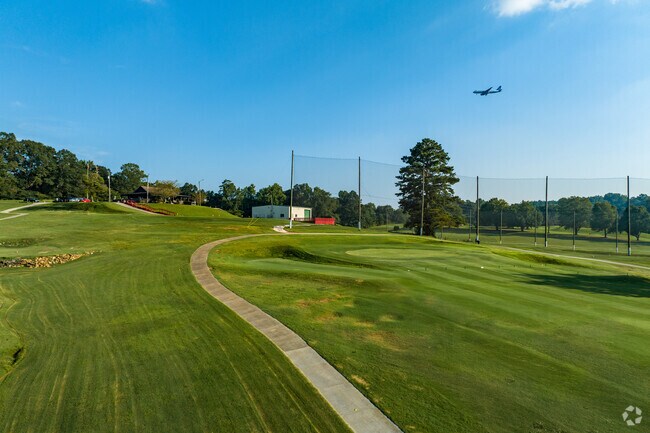 Head to the College Park Golf Course to hit off the tee or enjoy views of passing air planes.