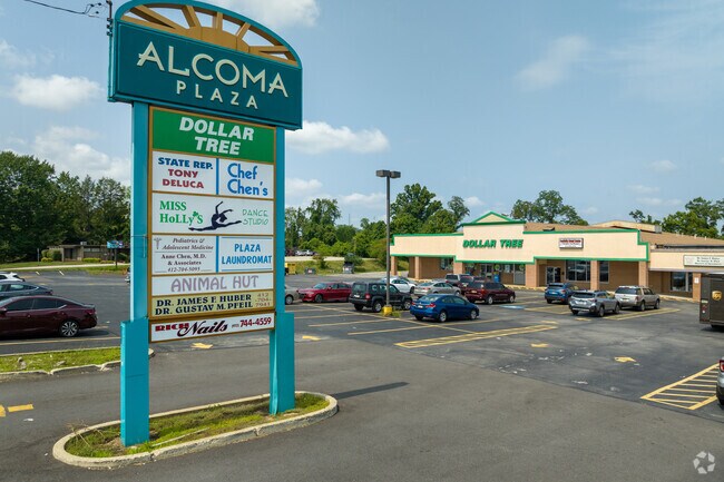 The Alcoma Plaza in Penn Hills provides convenient retail options for people in Unity Township.