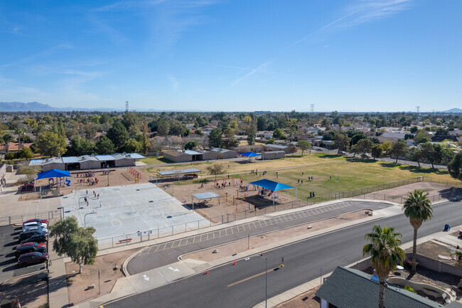 Johnson Elementary in Mesa offers plenty of areas for outdoor activities.