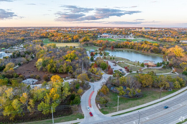 Bonnie Wenk Park is 216 acres and includes many unique features.