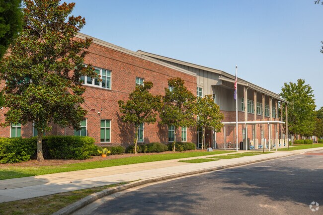 North Charleston Elementary in Park Circle has a covered drop off and pick up area.