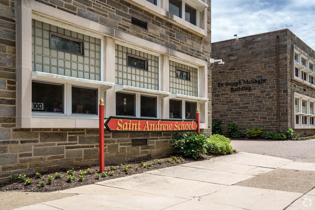 St. Andrew School is in a quiet Drexel Hill neighborhood while still close to Philadelphia.