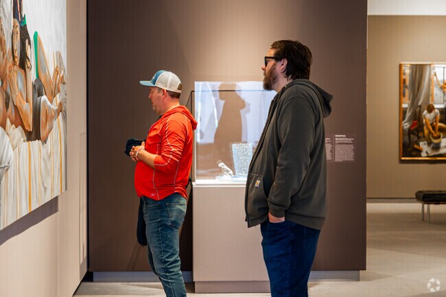 Admire the artwork at Wichita's Art Museum near Sunflower.