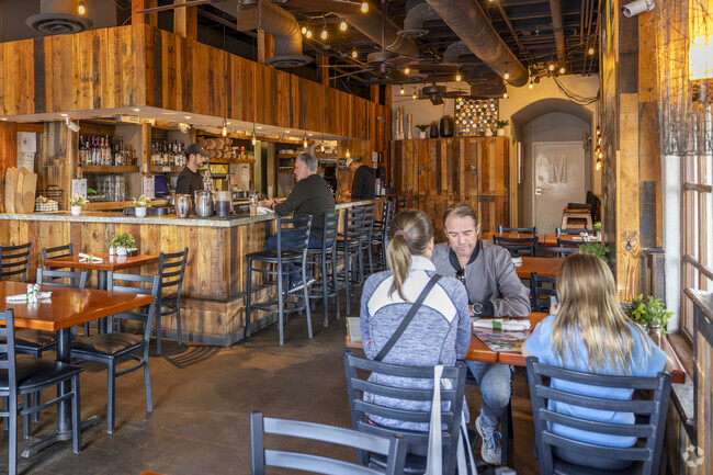 Perfect Pear Bistro makes a great walkable lunch spot when living in Mitchell Park East.