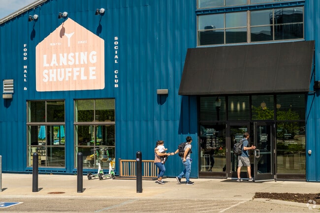The Stadium District's residents can go to Lansing Shuffle for a variety of food options.
