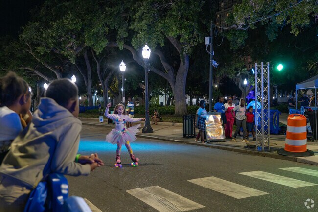 Dawes residents have access to many events per year in downtown Mobile.