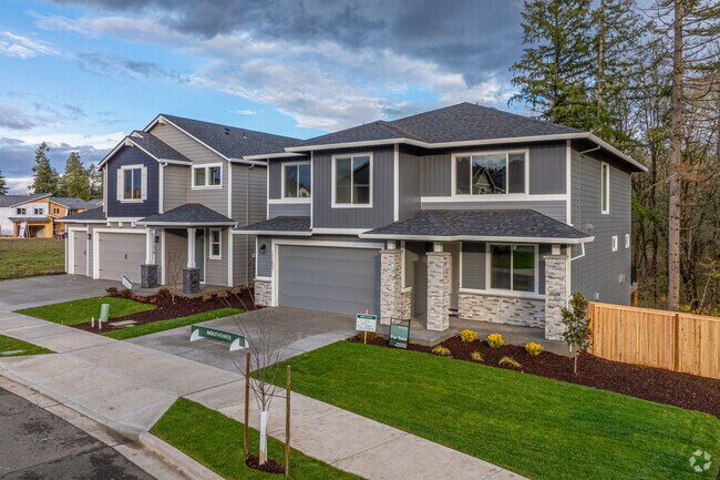 You'll find modern new construction Holt Homes in the expanding Sherwood suburbs.