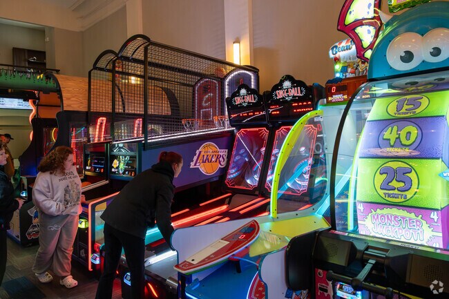 Arcade games, live music, and food can be found at the Workz in downtown Cuyahoga Falls.