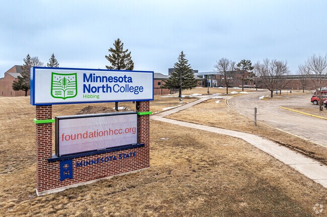 Minnesota North College in Hibbing, one of six campuses across the northern MN Iron Range.