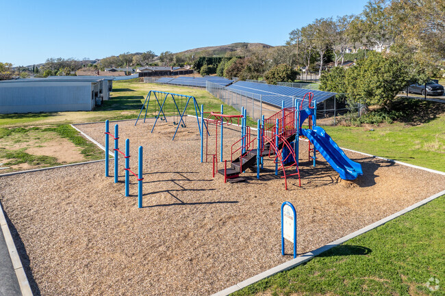 There is a smaller playground for younger learners at Big Springs Elementary School.