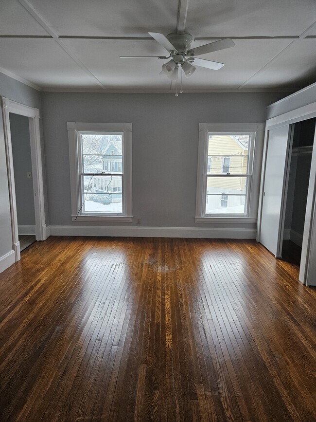 Main living space with large closet