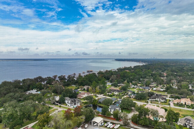 The St. Johns River provides a beautiful view from the Monclair neighborhood.