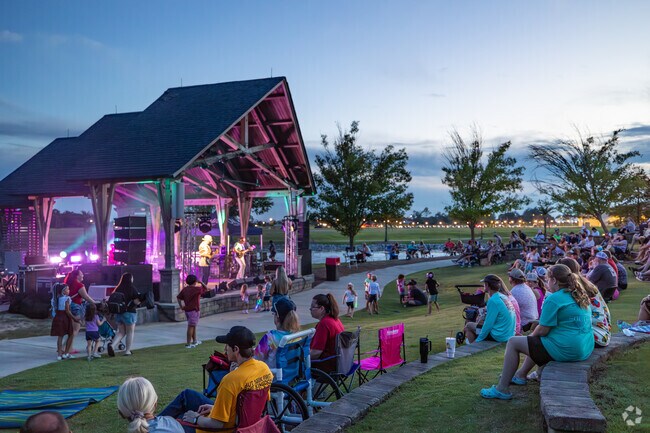 Music, fireworks, &  all-American delight celebrating the July 4th at Owa in Foley, AL.