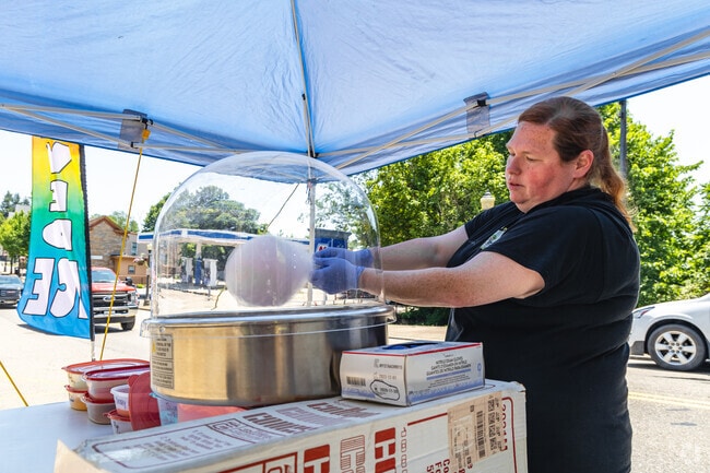 Get a sweet treat at the Saint Clairsville Farmers Market.