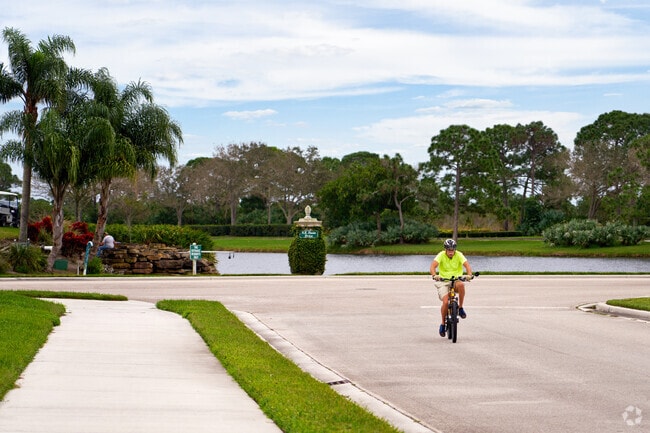 Quiet streets make for a perfect afternoon bike ride.