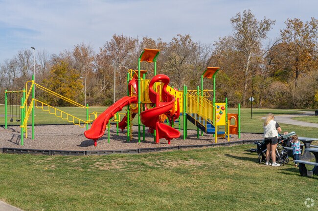 Lions Park has a beautiful playground for parents to take their children in Mount Comfort.