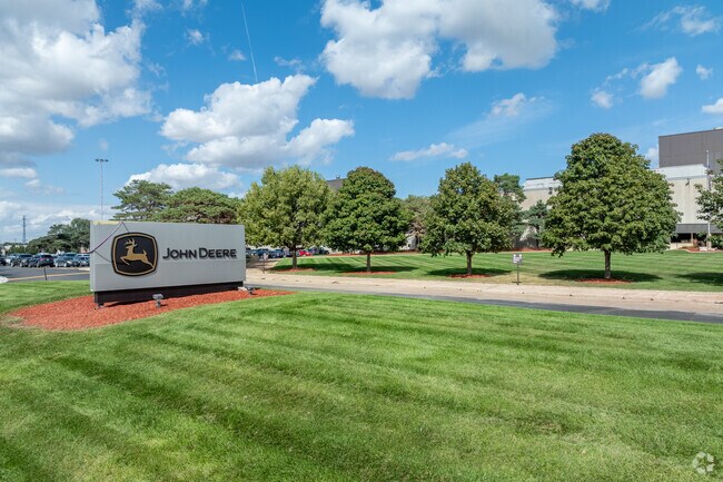 The John Deere Plant makes its home near the Greenbrier neighborhood.
