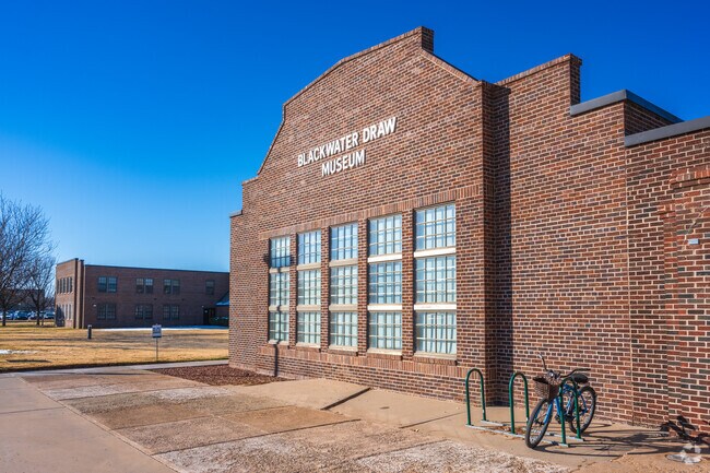 ENMU's Blackwater Draw Museum displays artifacts from a nearby archeological dig.