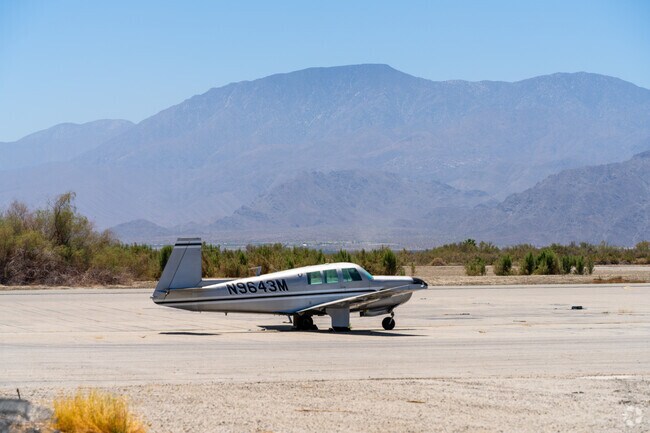 Private planes commonly fill the runway at Jacqueline Cochran Regional Airport,
