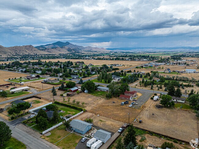 Helena Valley West is a region of suburban neighborhoods that change into rolling farmland.