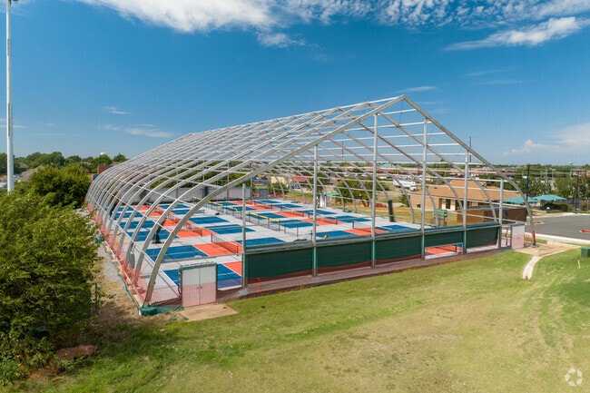 There is a large pickleball facility at Kickingbird Golf Club near Ketch Acres.