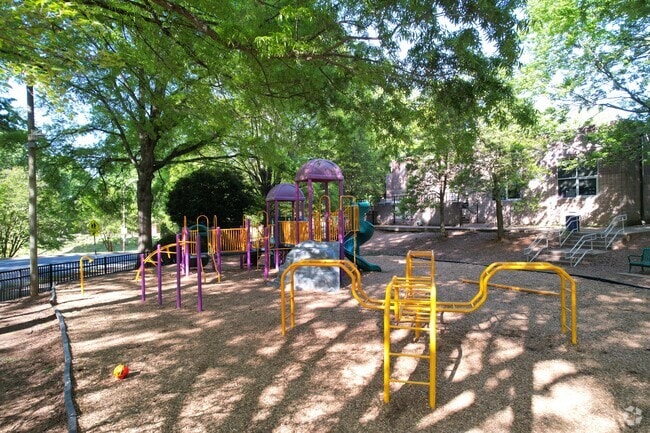 Kids love the playground at Dilworth Elementary School.
