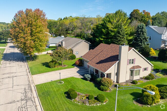 Large front lawns in Merton create space for outdoor gatherings.