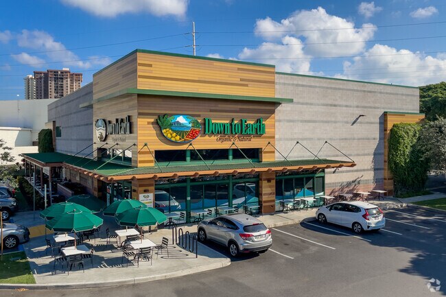 Down to Earth is a popular grocery store for organic and natural food items.